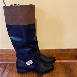 Stylish Black and Brown Women's Boots